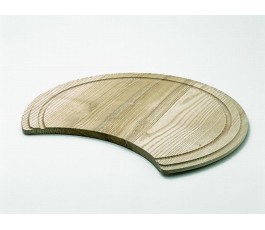 Tabla de madera redonda para fregadero
