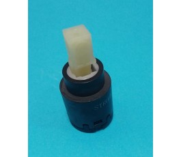 Cartucho 25mm/base plana/negro