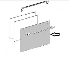 Cristal puerta horno HSB 620 P