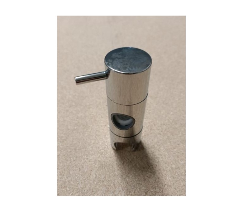 Soporte De Ducha Universal Para Barra De Pared De 18 Mm - Deslizador De Plástico Cromado, Para Mangueras De 1/2''