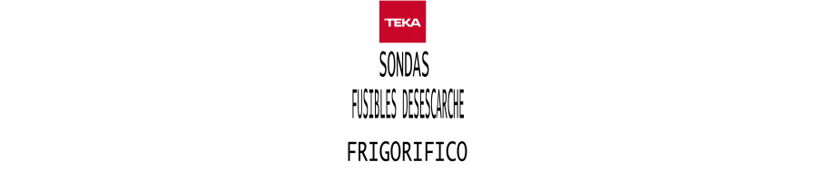 10 SONDAS TEMPERATURA - FUSIBLE DESESCARCHE FRIGORIFICOS