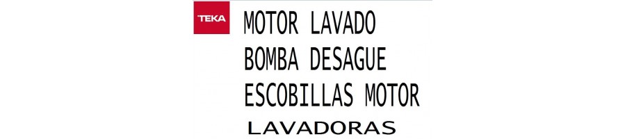 BOMBAS DESAGUE - MOTOR LAVADO - ESCOBILLAS MOTOR