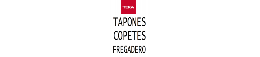 Tapones y copetes fregaderos Teka